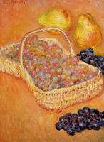 Monet, Claude Oscar - Basket of Graphes, Quinces and Pears